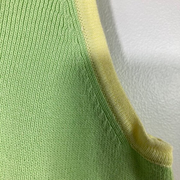 Womens Goodclothes Cotton Pastel Colorblock Knit Top Vest Sleeveless M - Picture 5 of 6